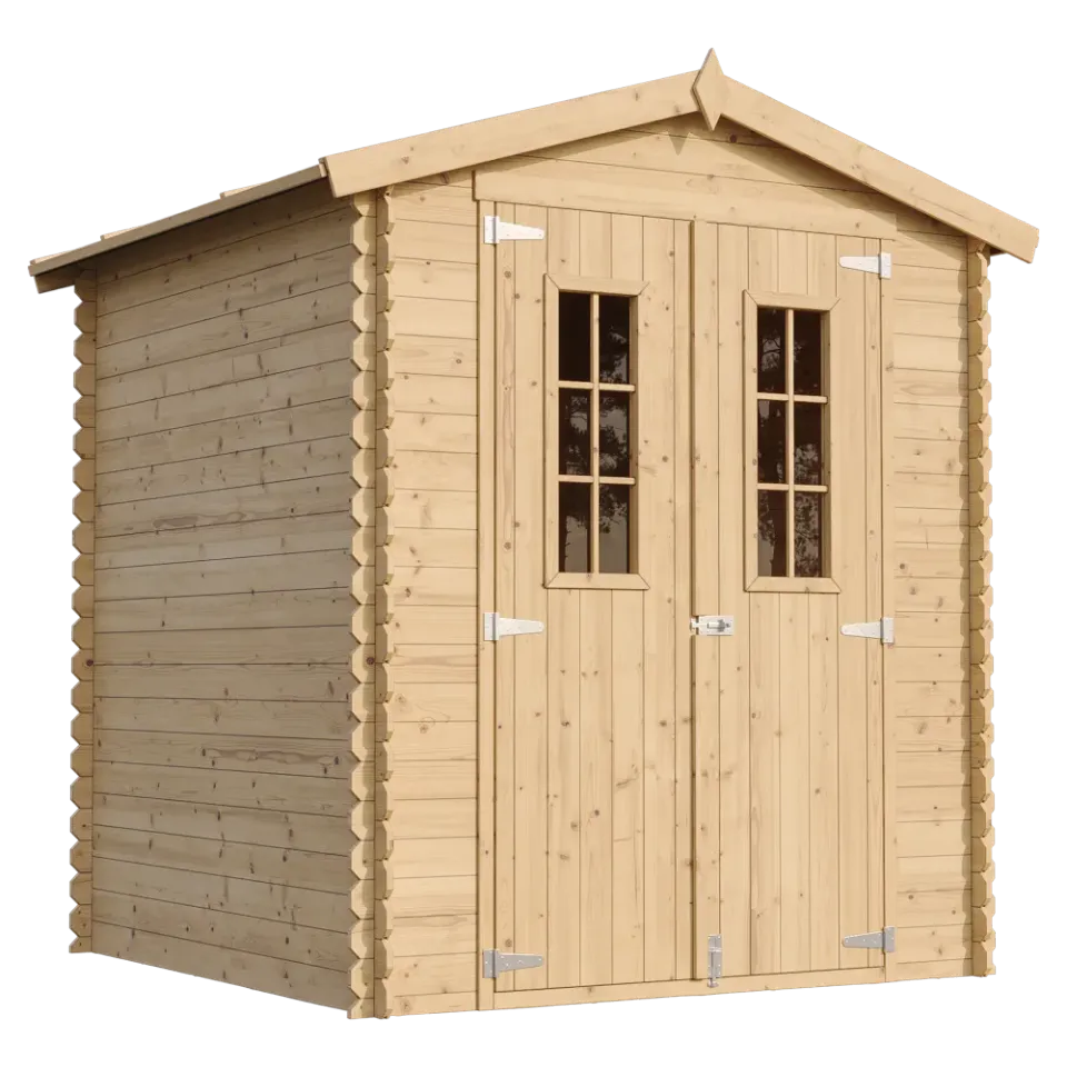 Timbela M320C casetta legno 180x180 cm 3 mq ad incastro