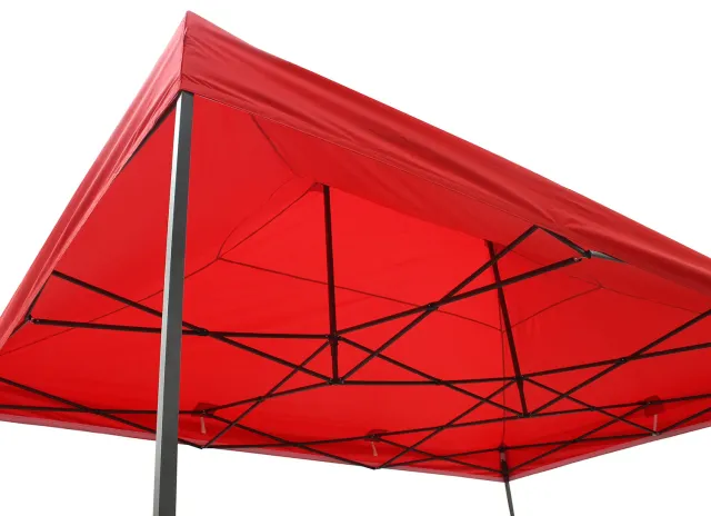 All Seasons Gazebos Robusto 3x6 m gazebo pieghevole rosso impermeabile