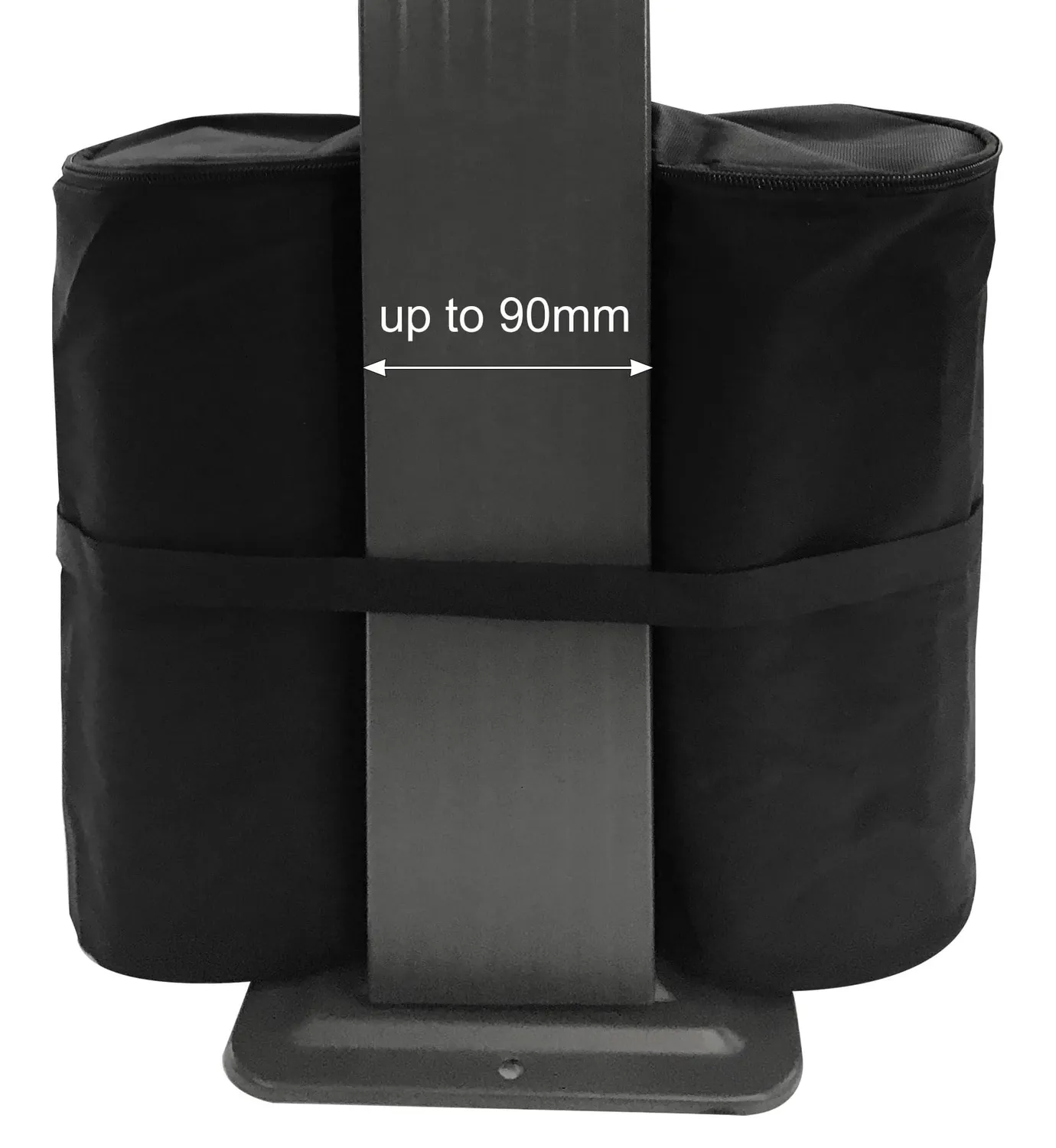 QUICK STAR Zavorre Gazebo 4 Sacchi Sabbia Neri 50 kg
