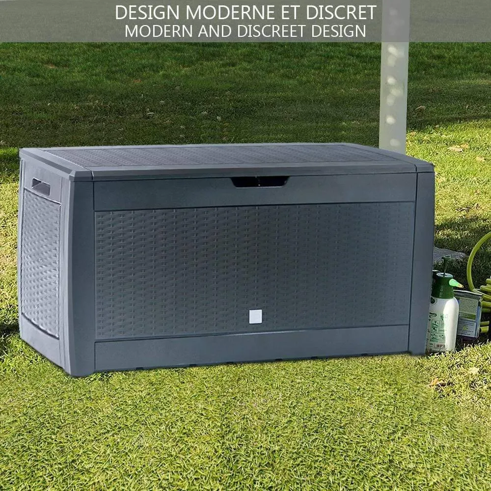 Vounot baule da esterno 310L 119x48x60cm antracite