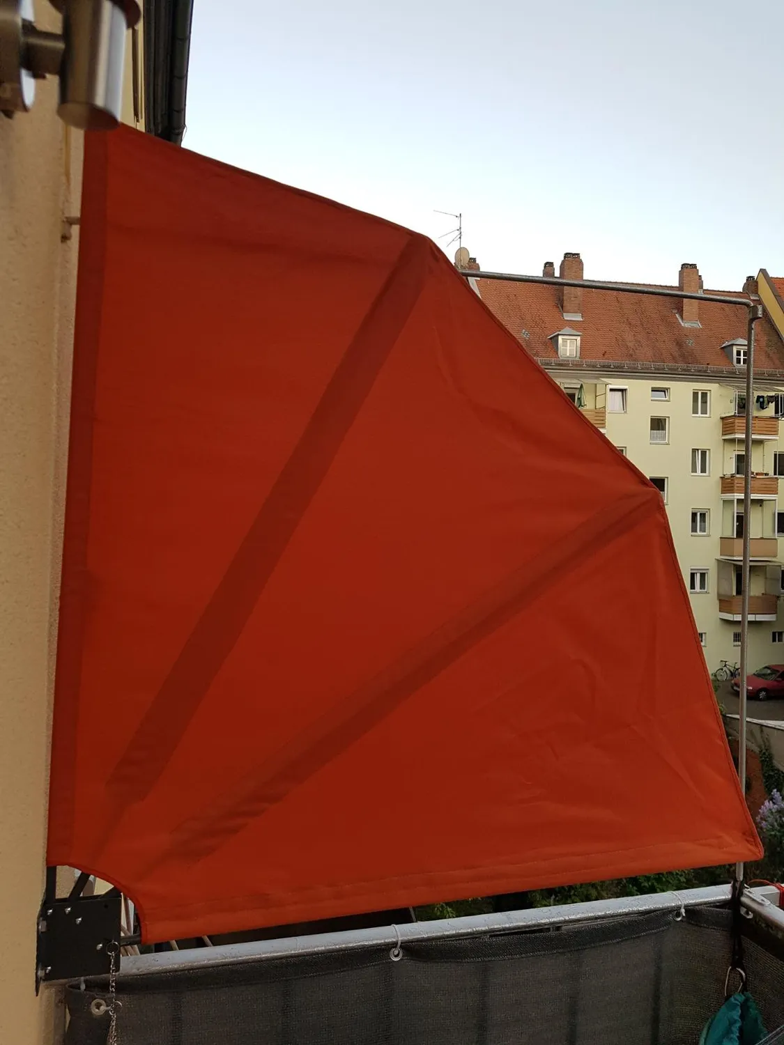 QUICK STAR paravento balcone terracotta 115x115 cm
