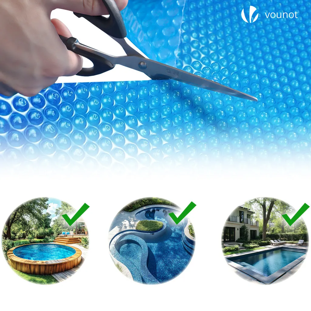 Vounot telo piscina isotermico 600x400cm blu 120 micron