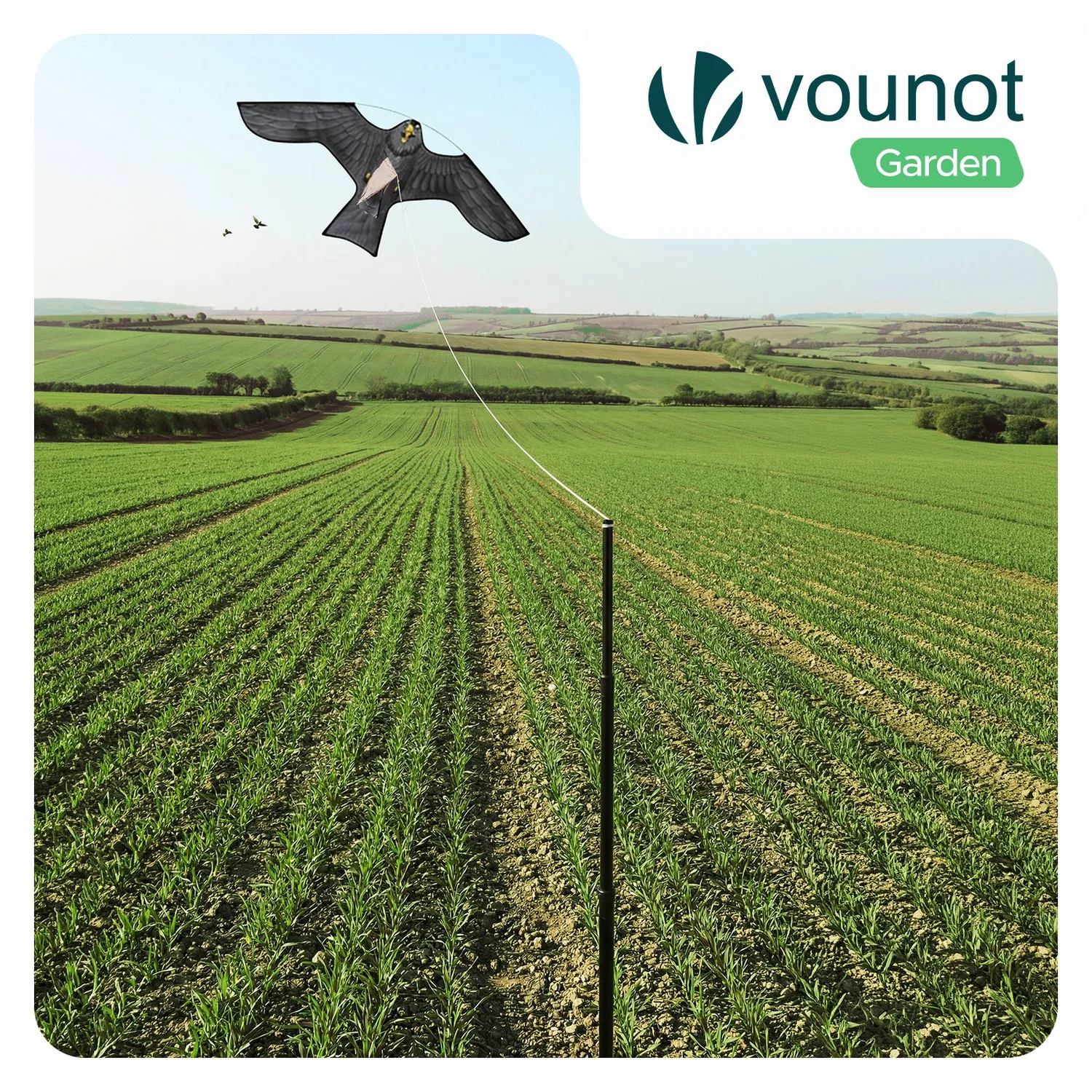 Vounot Aquilone Spaventapasseri Falco con Palo 140x70cm