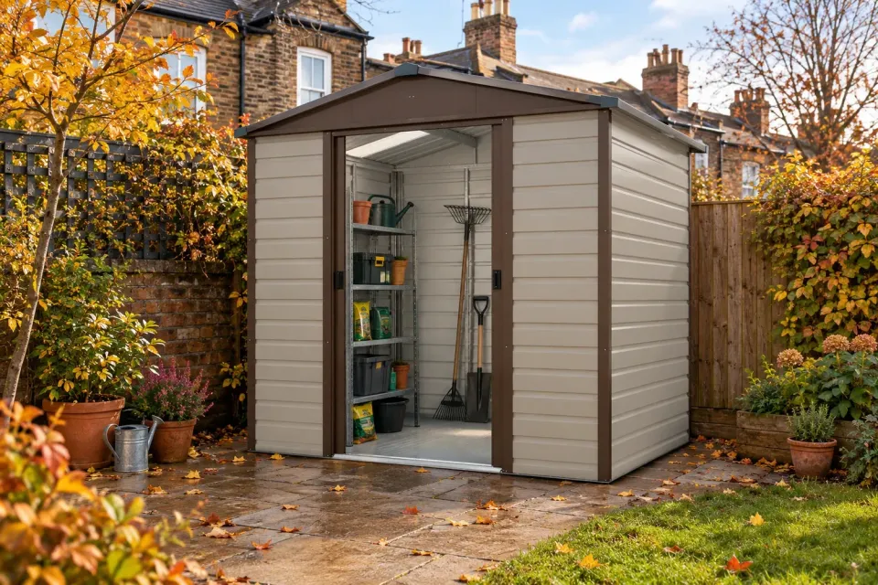 Yardmaster Brandenburg 86 TBSL casetta taupe