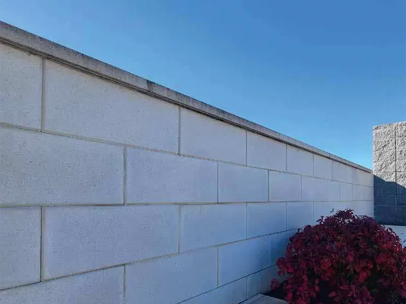 Progetto Esterno Listello Liscio rivestimento cemento